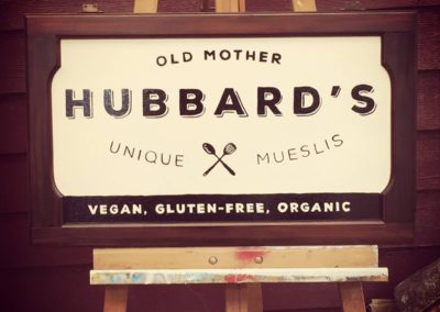 Hubbard’s Hand Painted Sign